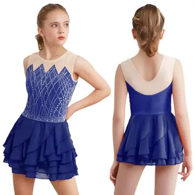Image de Costume de Danse Élégant pour Filles - Ballet, Gymnastique & Patinage