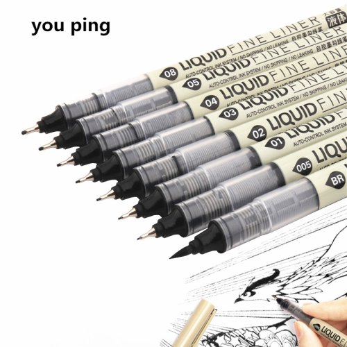 Afbeelding van Waterdichte Brush Pens – Grote Capaciteit voor Kunst & Schetsen