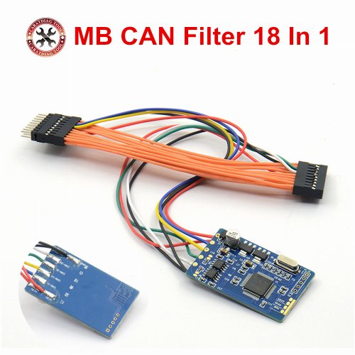 Image of Universal 18-in-1 CAN Bus Filter Emulator for Mercedes-Benz, BMW, and Multiple Car Models – Professional Automotive Diagnostic Tool