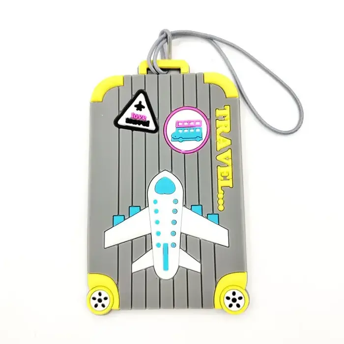 Image de Étiquettes de Bagage en Silicone - Style Moderne & Pratique