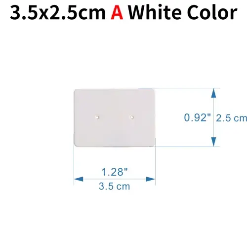 3.5x2.5 A tipo blanco