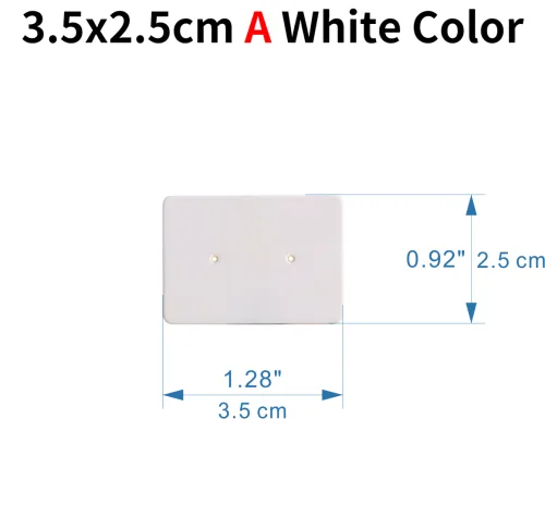 3.5x2.5 A typ biały