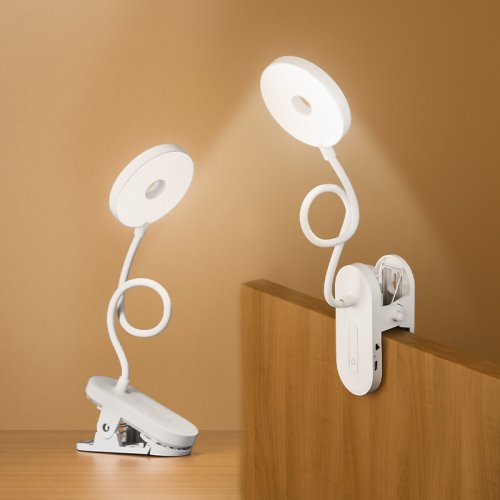 Imagen de Lámpara LED Portátil con Clip – Iluminación Ideal para Estudiar y Leer