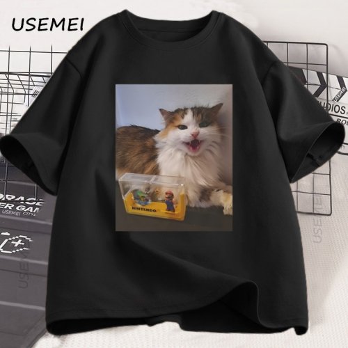 Afbeelding van Grappige Kat T-Shirt voor Mannen en Vrouwen