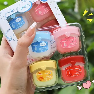Baume à Lèvres Hydratant Naturel - Set de 4, 6 ou 8 Pièces