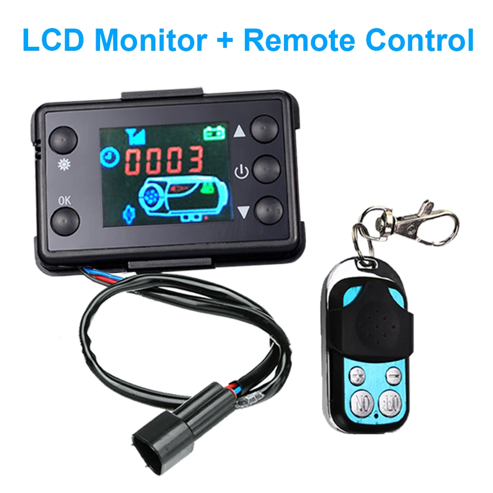 Imagen de Calentador de Aire para Camiones con Control Remoto y Pantalla LCD – Kit Completo 12V para Estacionamiento