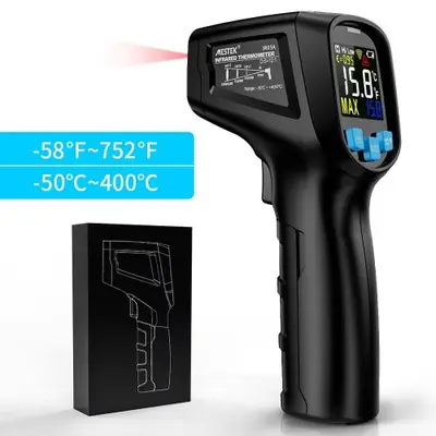 Image de Thermomètre Infrarouge Numérique - Mesure Sans Contact jusqu'à 400°C