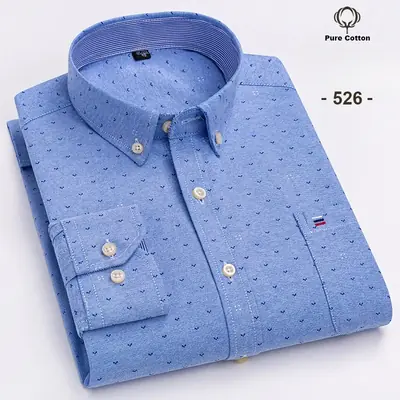 Image de Chemise Oxford Homme 7XL - Coton 100% - Coupe Cintrée