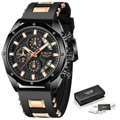 Image de Montre Sport Homme Silicone - Élégante & Fonctionnelle