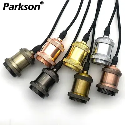 Image de Support Lampe Industriel Vintage E27 - Style Edison