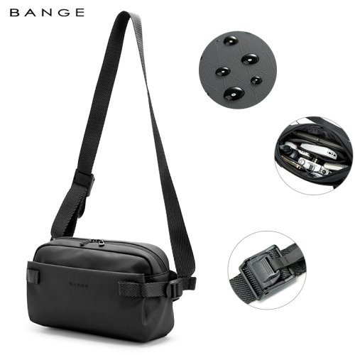 Imagen de Bolso de Hombro Ligero y Casual para Hombre, Estilo Moderno con Cierre Impermeable, Ideal para Uso Diario y Viajes