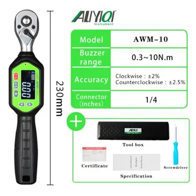 Image de Clé Dynamométrique Numérique Mini Portable avec Écran Couleur