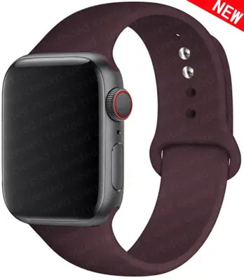 Image de Bracelet Silicone pour Apple Watch - Tous Modèles & Tailles