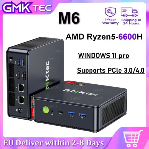 Image de Mini PC Puissant AMD R5 6600H - 32GB DDR5 & 1TB SSD