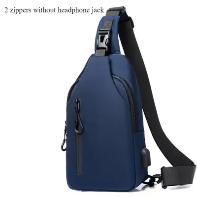 Sac Bandoulière Homme USB - Élégant & Pratique