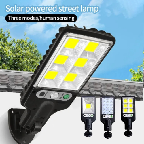 Imagen de Lámpara Solar LED de Pared para Exterior con Sensor de Movimiento, Impermeable y 3 Modos de Iluminación para Jardín, Patio y Caminos