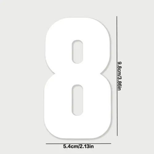 Image de Étiquettes Auto-Adhésives pour Poubelle - Numérotation Durable & Résistante