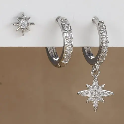 Argent-blanc-3pcs