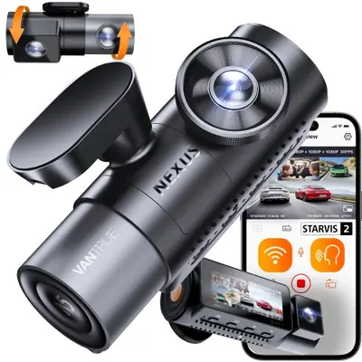 Image de Dashcam 360° Vantrue N5 - Vision Nocturne & GPS