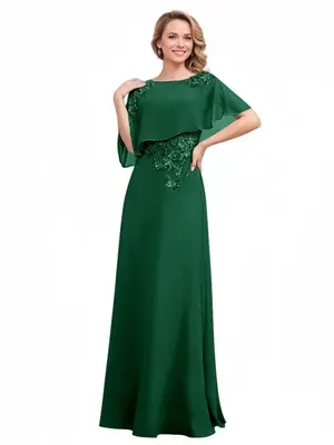 Image de Robe Longue Élégante Maman de la Mariée