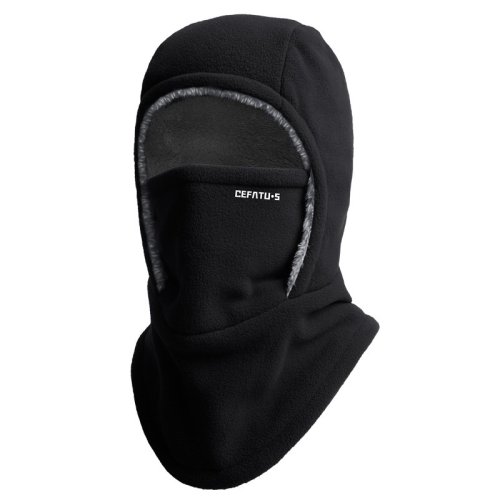Imagen de Cálido velo montar máscara facial completa cubre pasamontañas al aire libre gorra de ciclismo motocicleta esquí máscara facial cálido cubierta a prueba de viento sombrero