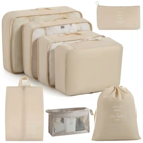 8PCS beżowy