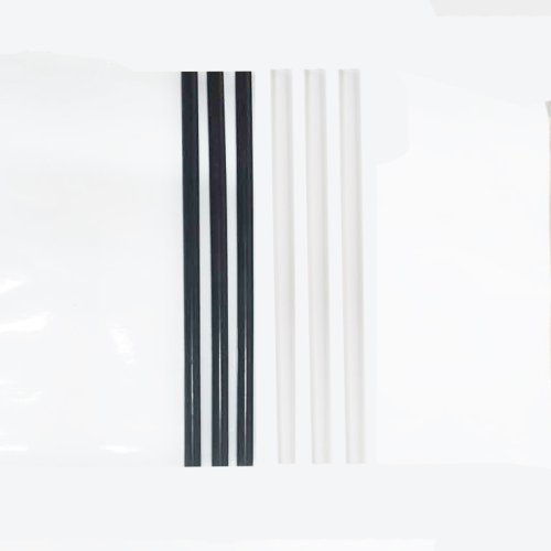 3 noir 3 transparent