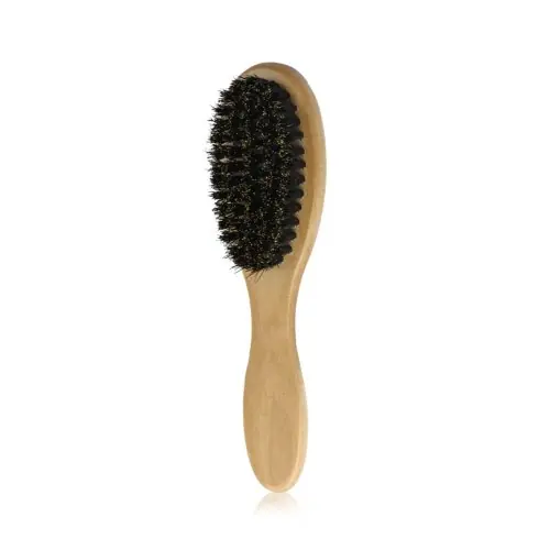 Image de Brosse à Cheveux Naturelle en Poils de Sanglier - Anti-Statique & Professionnelle