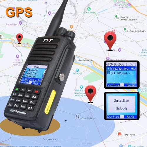 Immagine di Walkie Talkie DMR GPS IP67 con Criptazione AES256 e Batteria 2800mAh