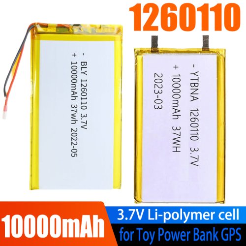 Zdjęcie Akumulator litowo-polimerowy 3,7 V 10000 mAh – wytrzymały i bezpieczny źródło zasilania do zabawek, power banków, GPS, laptopów, lamp kempingowych i projektów DIY