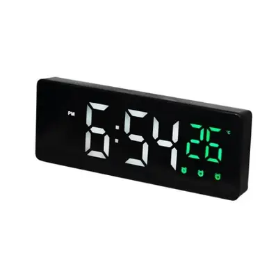 Image de Réveil LED Miroir avec Affichage Température et Date