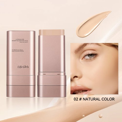 Imagen de Base de maquillaje hidratante ligera y humectante, de aspecto natural, hidratante, brillante, fina y...