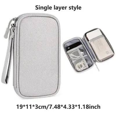 Image de Sac de Rangement Multicouche pour Accessoires Numériques