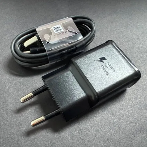 Zwart EU en kabel