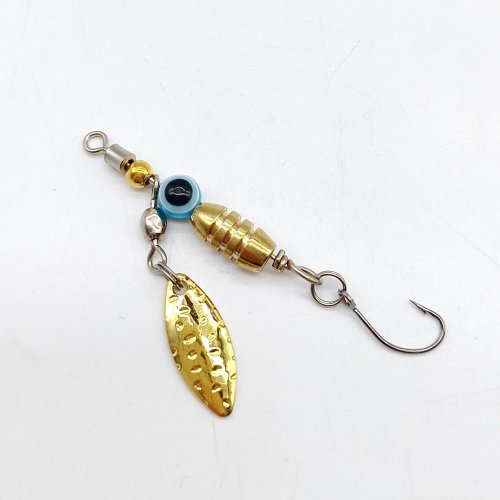Image of Premium Metal Spinner Spoon Fishing Lure with Sequins – 3.5g & 5g Rotating Bait for Bass, Trout, Perch, and Pike