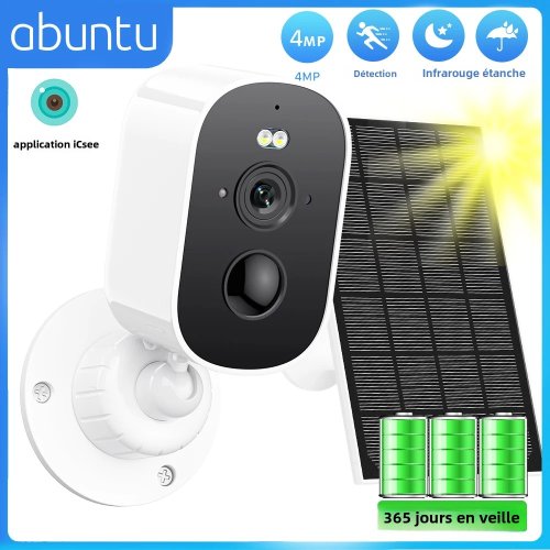 Imagen de Cámara Solar WiFi 4MP con Detección de Movimiento