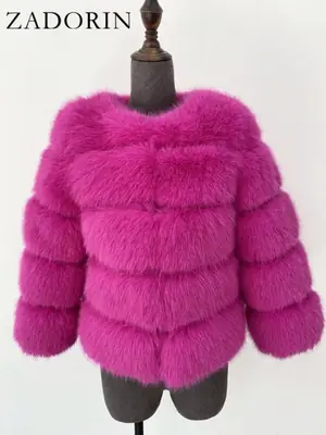 Image de Manteau Fausse Fourrure Hiver Femme - Élégant & Moelleux