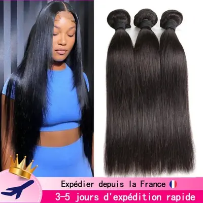 Image de Extensions Cheveux Brésiliens Naturels - 28 à 32 Pouces