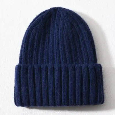 Image de Bonnet d'Hiver Unisexe en Cachemire - Chaud, Doux et Élégant