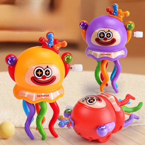 Imagen de Juguete de Pulpo Bailarín con Forma de Payaso: Divertido Juguetes de Baile para Gatear, Regalo Educativo y de Desarrollo para Niños Pequeños