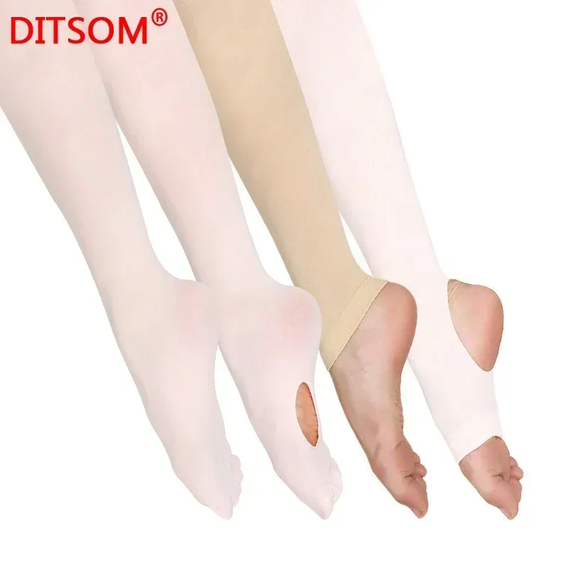 Image de Collants à Pieds Convertibles - Danse & Yoga