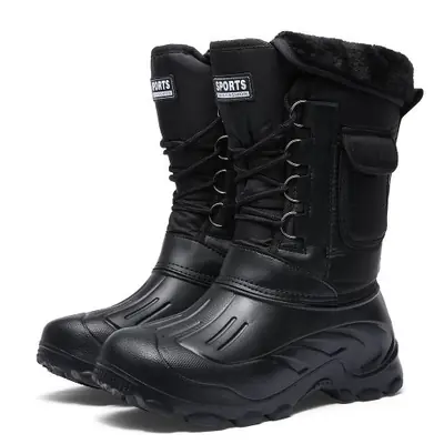 Image de Bottes Hiver Homme - Résistantes à la Neige & à l'Eau