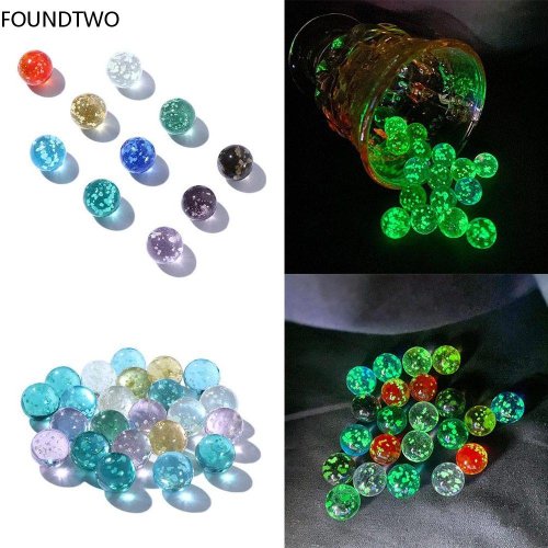 Immagine di Sfere di Vetro Luminose 12mm - Set da 10 Pezzi per Giochi e Decorazioni