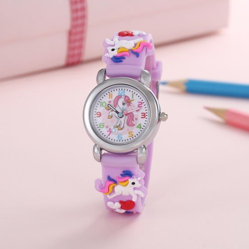 Image de Montre Licorne Colorée pour Enfants