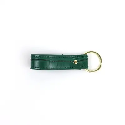 Image de Porte-clés Familial en Cuir PU Croco - Personnalisable