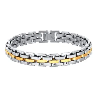 Image de Bracelet Homme Acier Inoxydable 11mm - Style Punk & Robuste