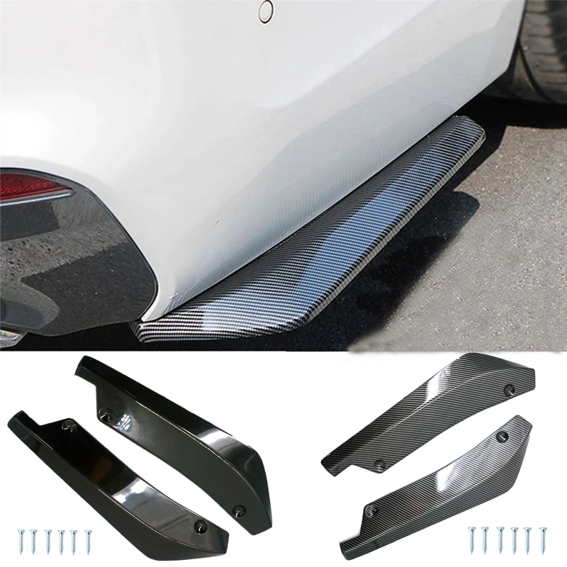 Afbeelding van Universele Auto Bumper Strip met Koolstofvezel Look