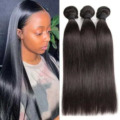 Image de Extensions Cheveux Brésiliens Naturels 18-22 Pouces