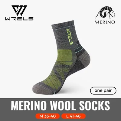 Image de Chaussettes en Laine Mérinos Thermiques pour Randonnée Hiver