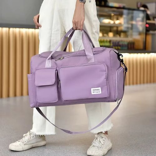 Immagine di Borsa Weekend Donna Grande Capacità con Scomparto Scarpe